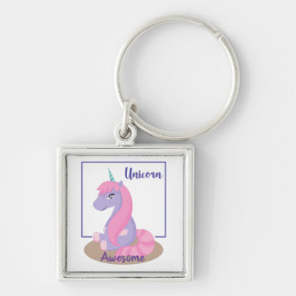 My Pretty Little Unicorn Name Keychain | Awesome