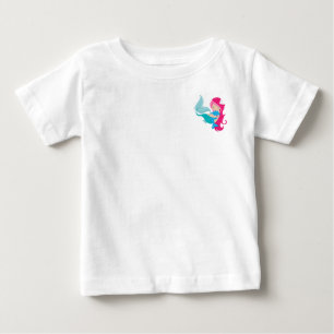 My Pretty Mermaid and Dolphin Baby T-Shirt