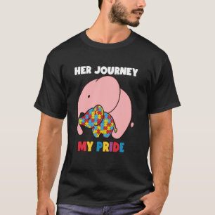 My Pride Mother Daughter Autistic Girls Autism Awa T-Shirt