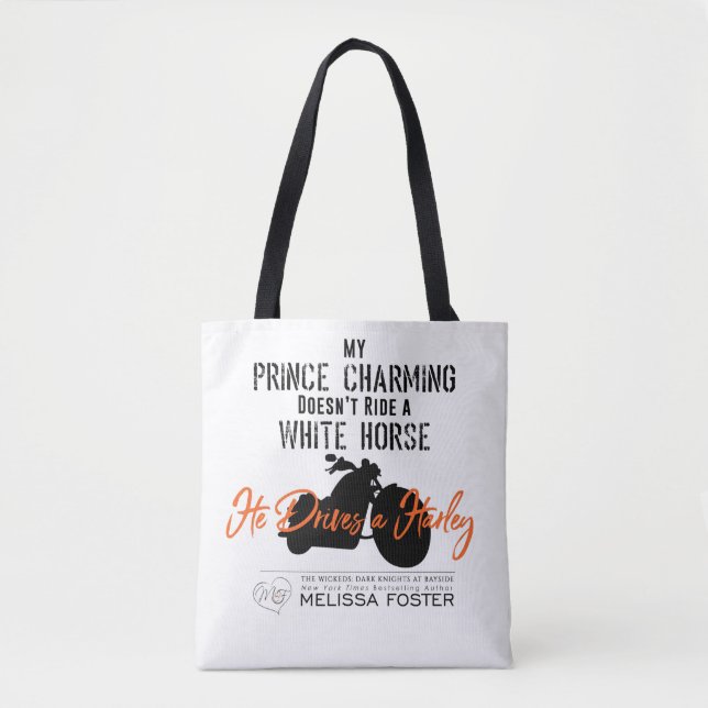 My Prince Charming, A Little Bit Wicked Tote Bag (Front)