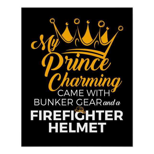 My Prince Charming Firefighter Wife  Poster (Front)