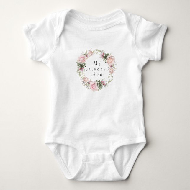 My princess Ava Baby Bodysuit (Front)