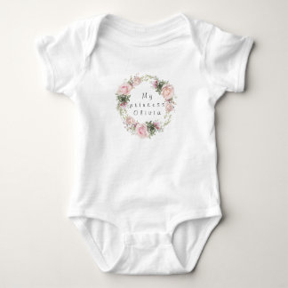 My princess Olivia Baby Bodysuit