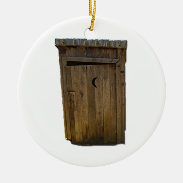 My Private Thinking Spot. Ceramic Tree Decoration (Front)
