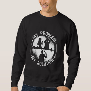 My Problem My Pictogram Dad Mum Aeroplane Aircraft Sweatshirt