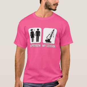 My Problem My Pictogram Dad Mum Crane Driver Crane T-Shirt
