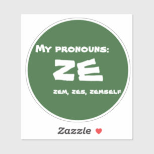 My Pronouns Ze