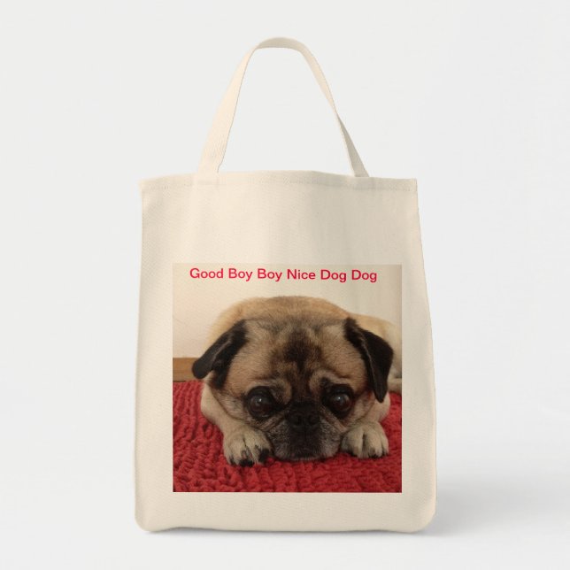 My Pug tote Bag (Front)