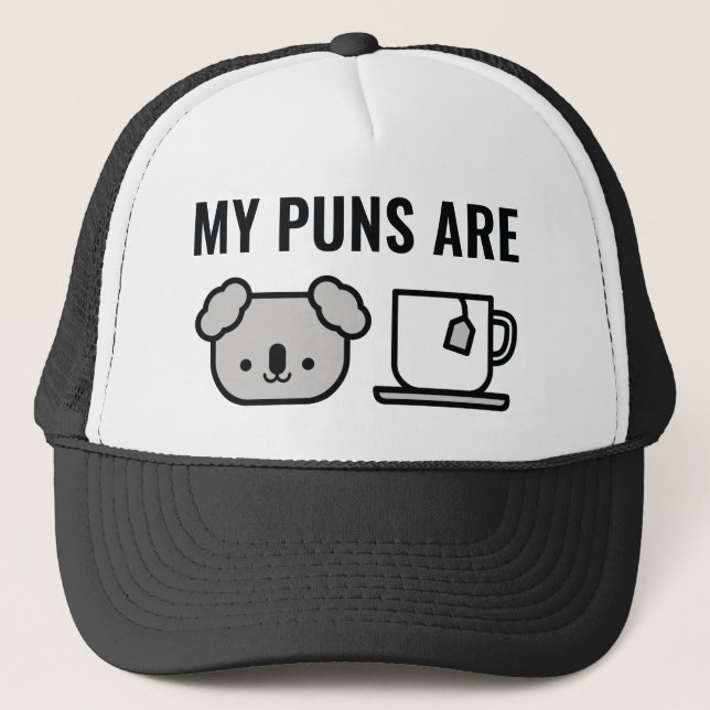 My Puns Are Trucker Hat (Front)