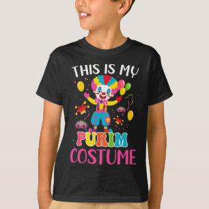 My Purim Costume Mardi Gras Clown Funny Parades Pa T-Shirt