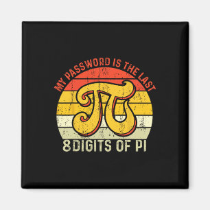 My Pword Is The Last 8 Digits Of Pi  Magnet