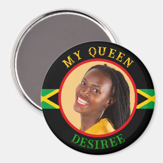 My Queen Jamaican Wife Girlfriend Add Photo Magnet