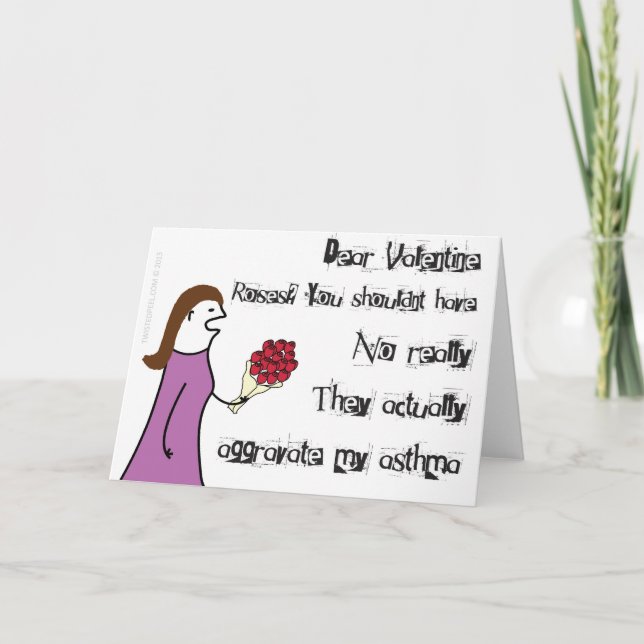 My quirky Valentine Holiday Card (Front)