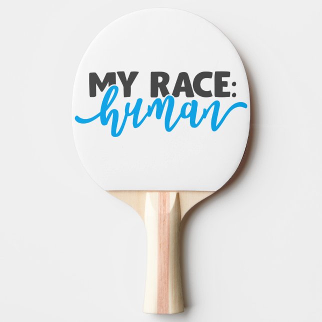 My Race: Human Ping Pong Paddle (Front)