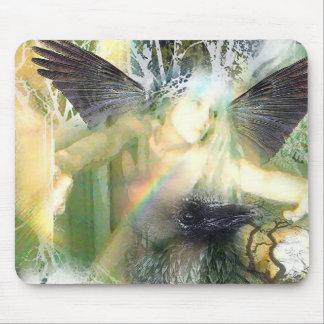 My Rainbow by Red Raven Mouse Mat