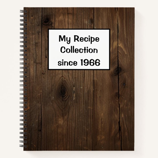 my recipe collection notebook (Front)