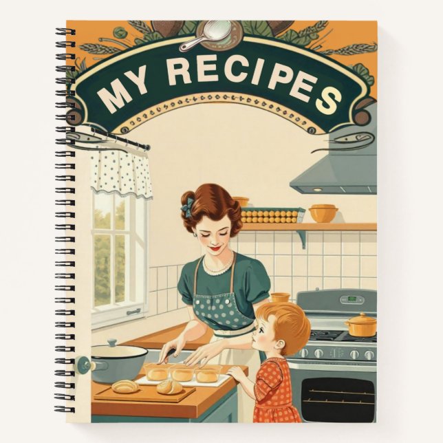 My recipes vintage notebook (Front)