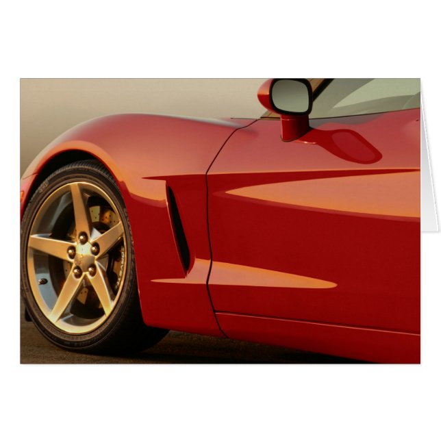My Red Corvette (Front Horizontal)