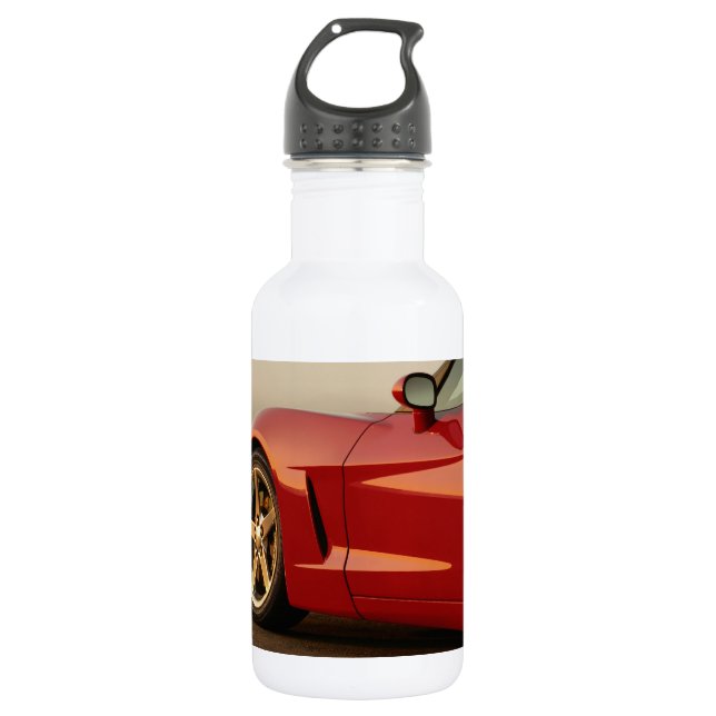 My Red Corvette 532 Ml Water Bottle (Front)