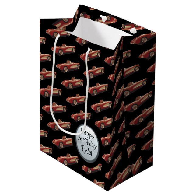 My Red Corvette Gift Bag (Front Angled)