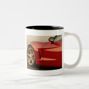 My Red Corvette Two-Tone Coffee Mug