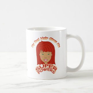 My Red Hair Gives Me SUPER POWERS Coffee Mug