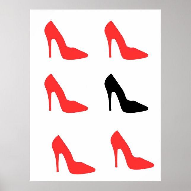 My Red Shoe Poster (Front)