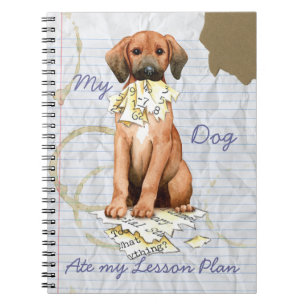 My Redbone Ate My Lesson Plan Notebook