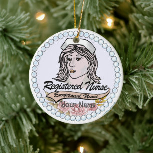 My Registered Nurse Ceramic Tree Decoration