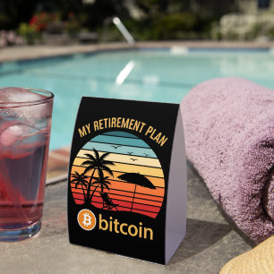 My Retirement Plan Bitcoin Beach Sunset