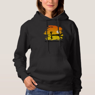 My Retirement Plan Boating Sunset Lake Reflection  Hoodie