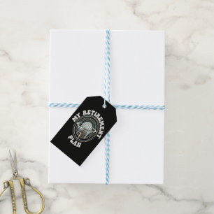 My Retirement Plan Golf Retirement Golfer Gift Tags