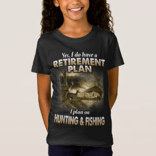 My Retirement Plan Hunting Fishing Hunters Grandpa T-Shirt