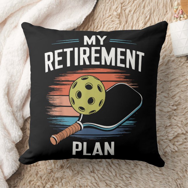 My Retirement Plan Pickleball Player Cushion (Blanket)