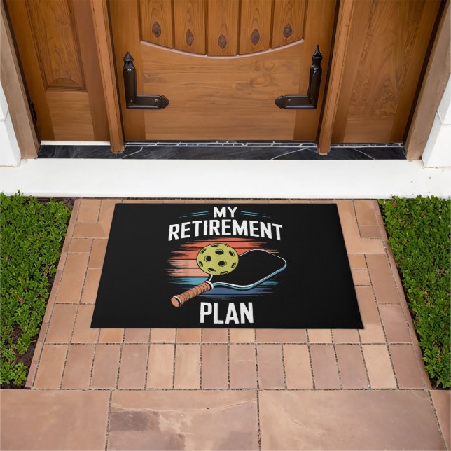 My Retirement Plan Pickleball Player Doormat (Outdoor)