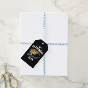 My Retirement Plan Pickleball Player Gift Tags