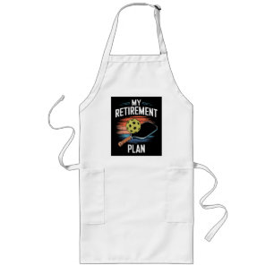 My Retirement Plan Pickleball Player Long Apron