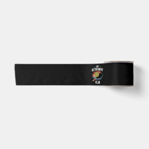 My Retirement Plan Pickleball Player Satin Ribbon