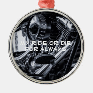 My Ride or Die Metal Tree Decoration