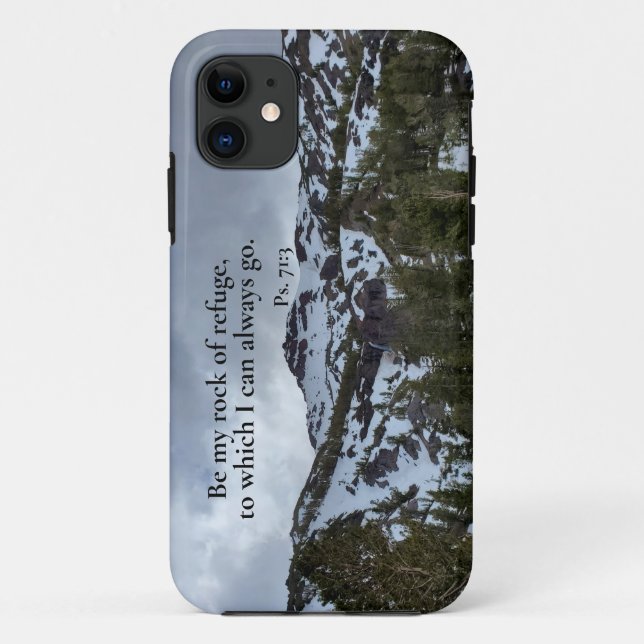 My Rock of Refuge Phone Case (Back)