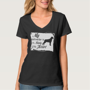 My Rottweiler Is 3 Nauty & 97 Heart T-Shirt