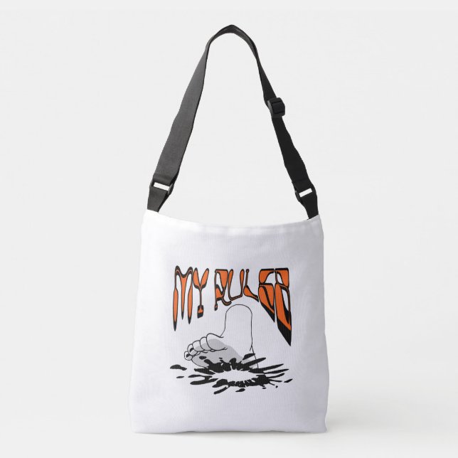 My rules crossbody bag (Front)