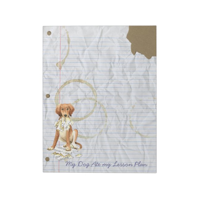My Saluki Ate my Lesson Plan Notepad (Rotated)