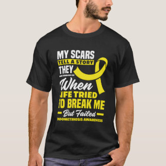 My Scars Tell A Story Endometriosis Awareness Endo T-Shirt