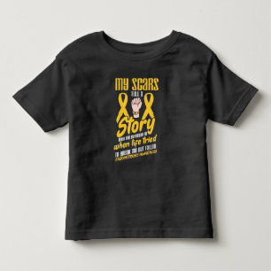 My scars tell a story Endometriosis Toddler T-Shirt