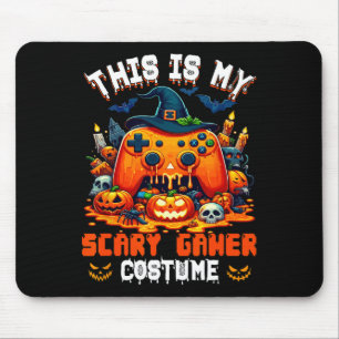 My Scary Gamer Costume Halloween Game Controller A Mouse Mat