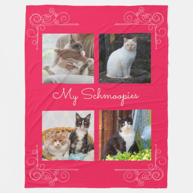My Schmoopies Photo Fleece Blanket (Front)