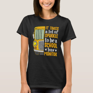 My School Bus Monitor Voice Bus Monitor T-Shirt