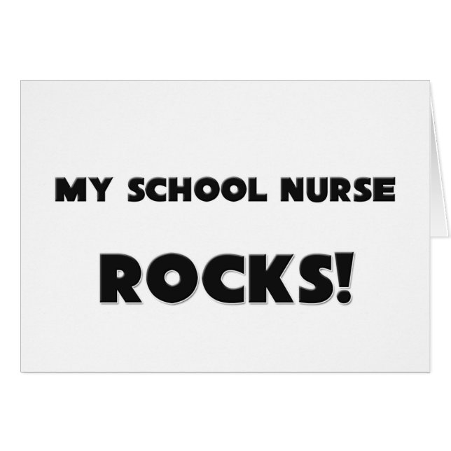 MY School Nurse ROCKS! (Front Horizontal)