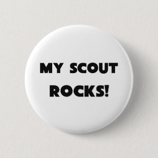 MY Scout ROCKS! 6 Cm Round Badge